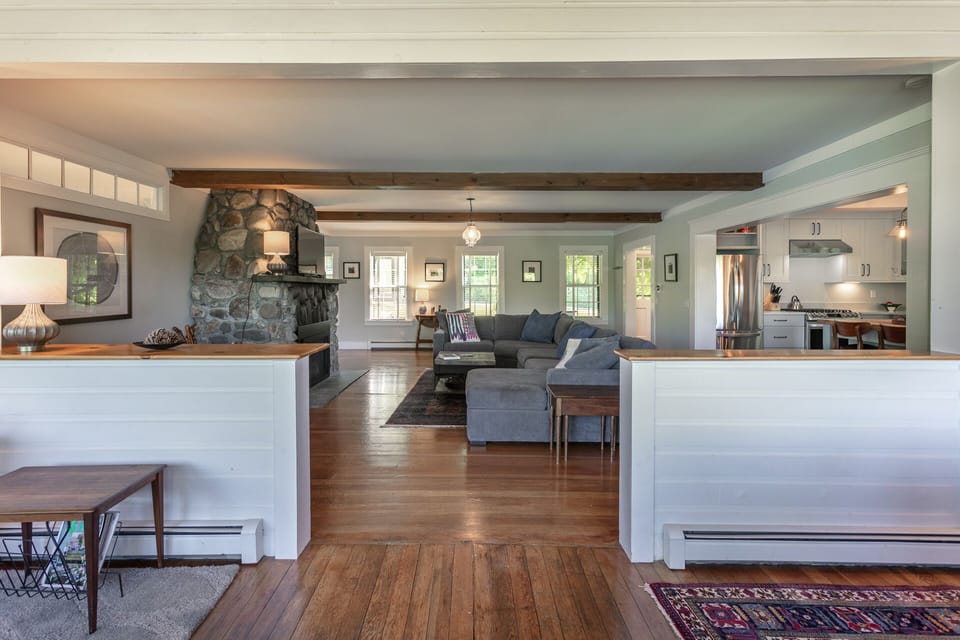 Sunroom into Living room
