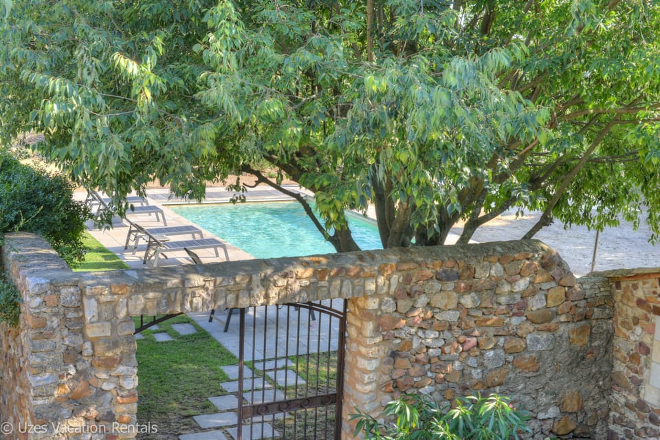 Pool view from the breezeway