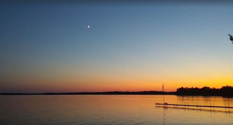 Sunset from back patio