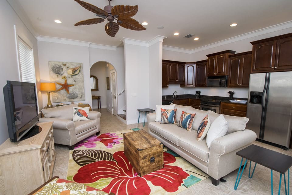 Living Space w/Queen Sofa Sleeper & Smart TV