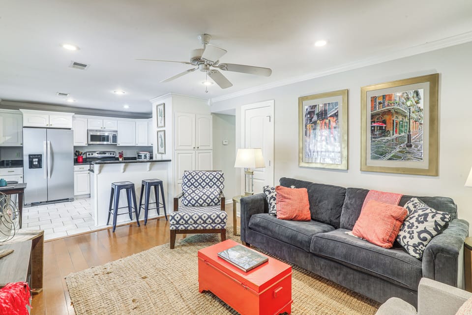 Oxford Vacation Rental | 2BR | 1BA | Stairs Required | 810 Sq Ft