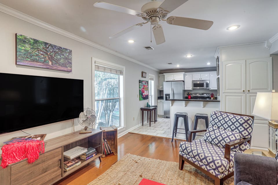 Living Room | Central A/C | Free WiFi | Single-Story Unit