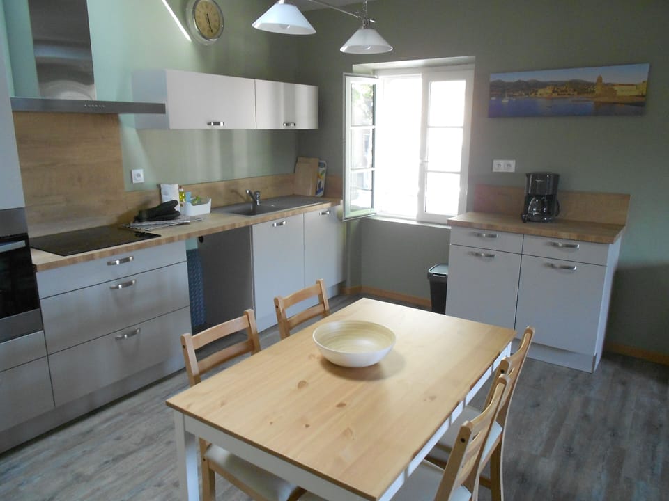 Open plan kitchen dining 
