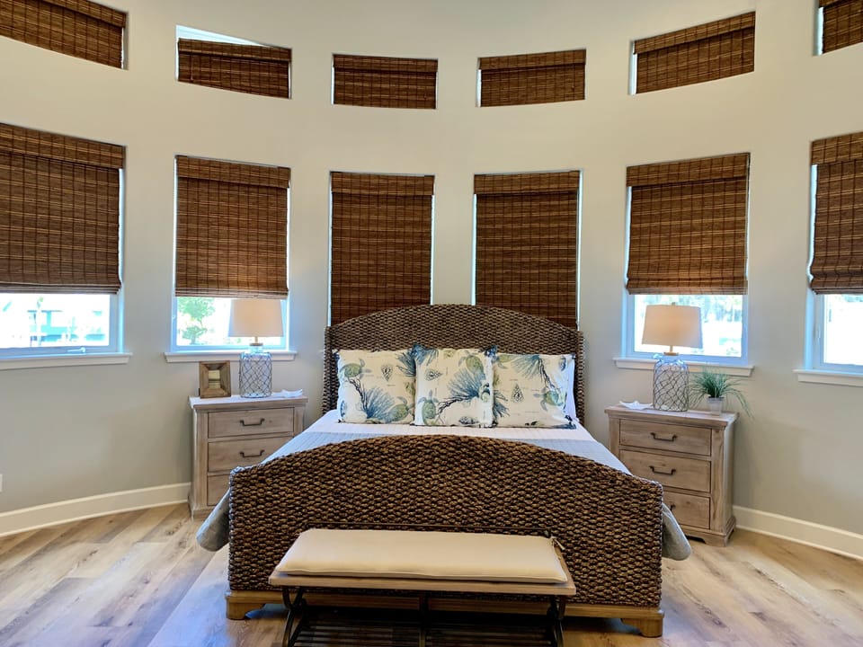 Master suite has a King bed.