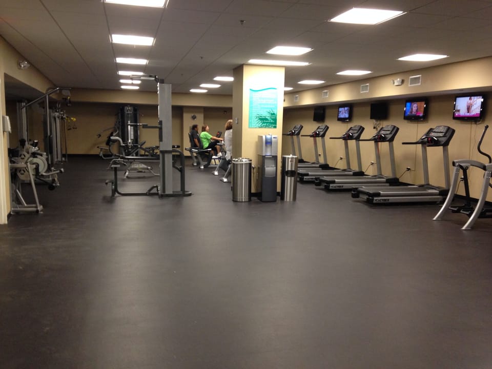 Exercise facilities at Emerald Beach Resort