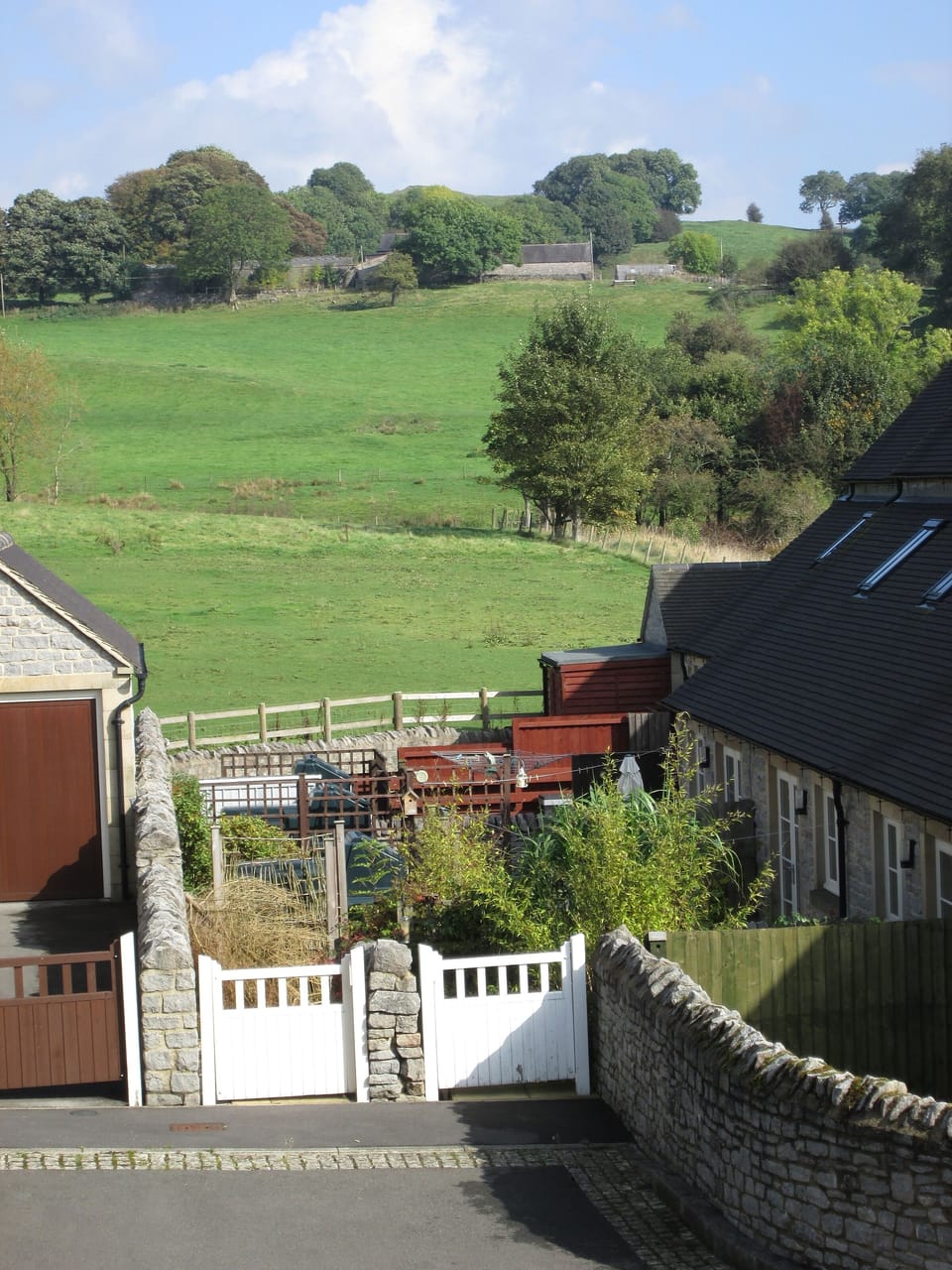 View from the front of the cottage