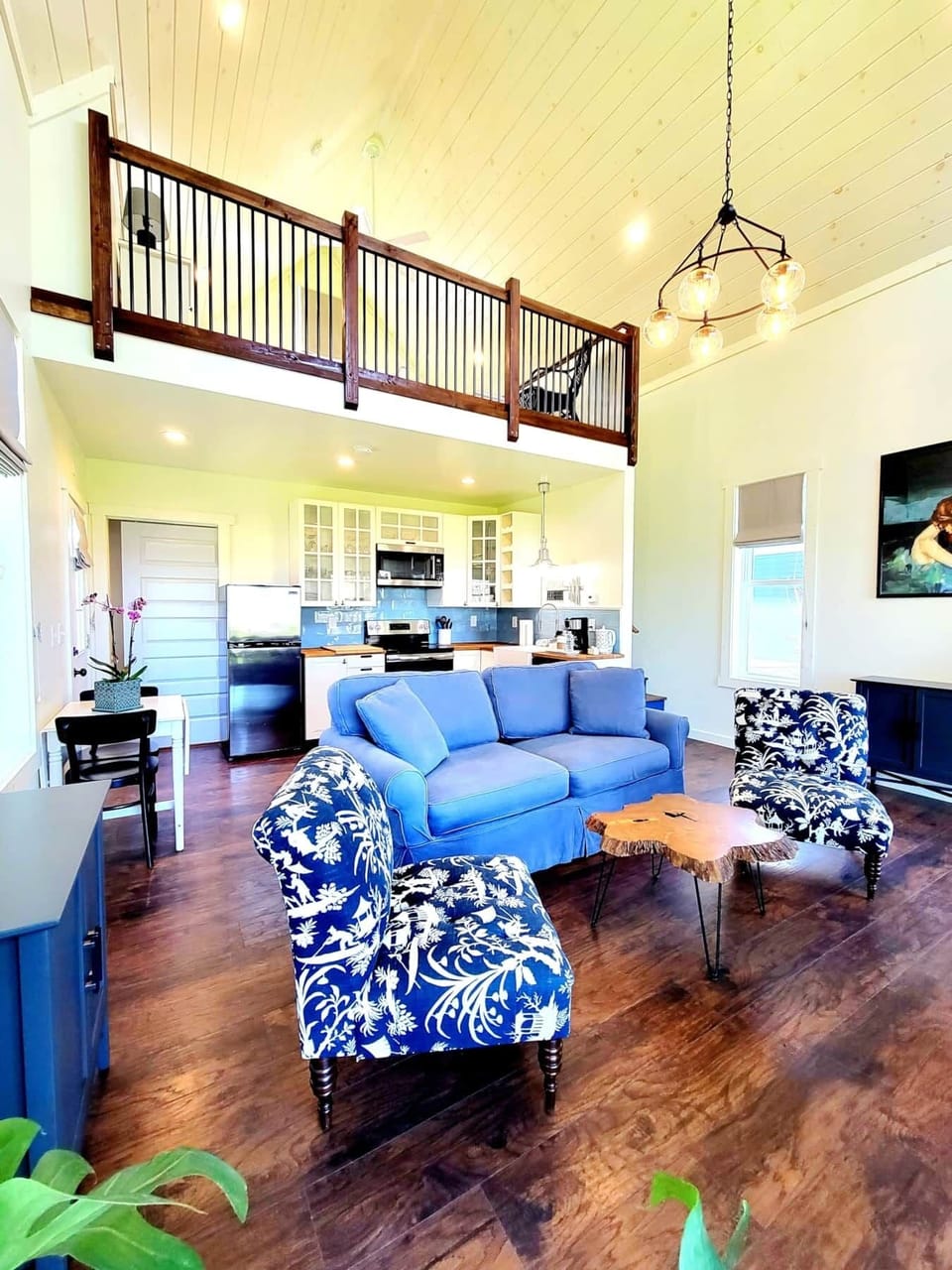 Heron Cottage Living Room Kitchen