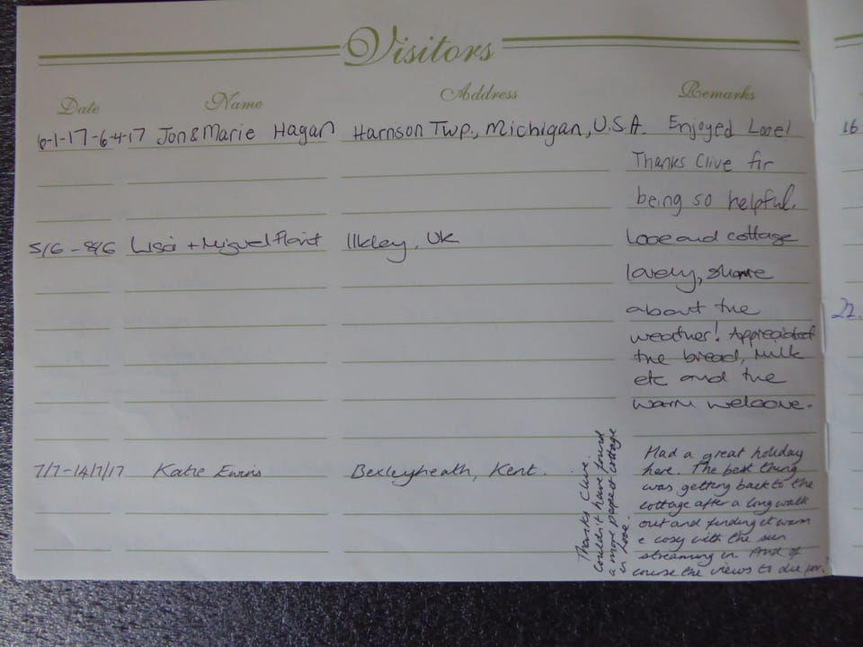 guest book comments