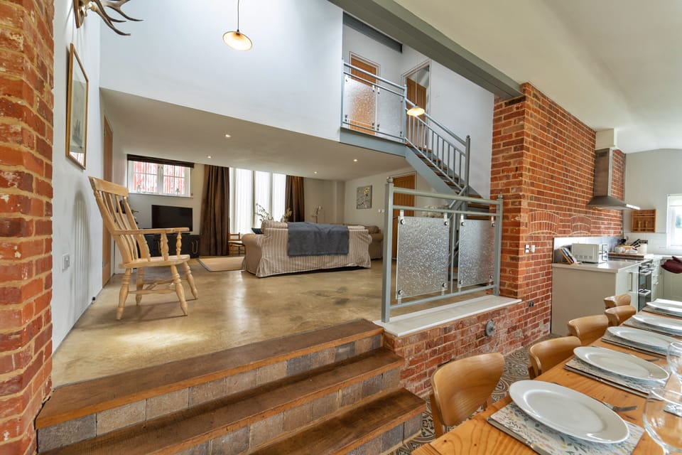 The contemporary layout and furnishings provide a comfortable yet spacious place for up to six guests