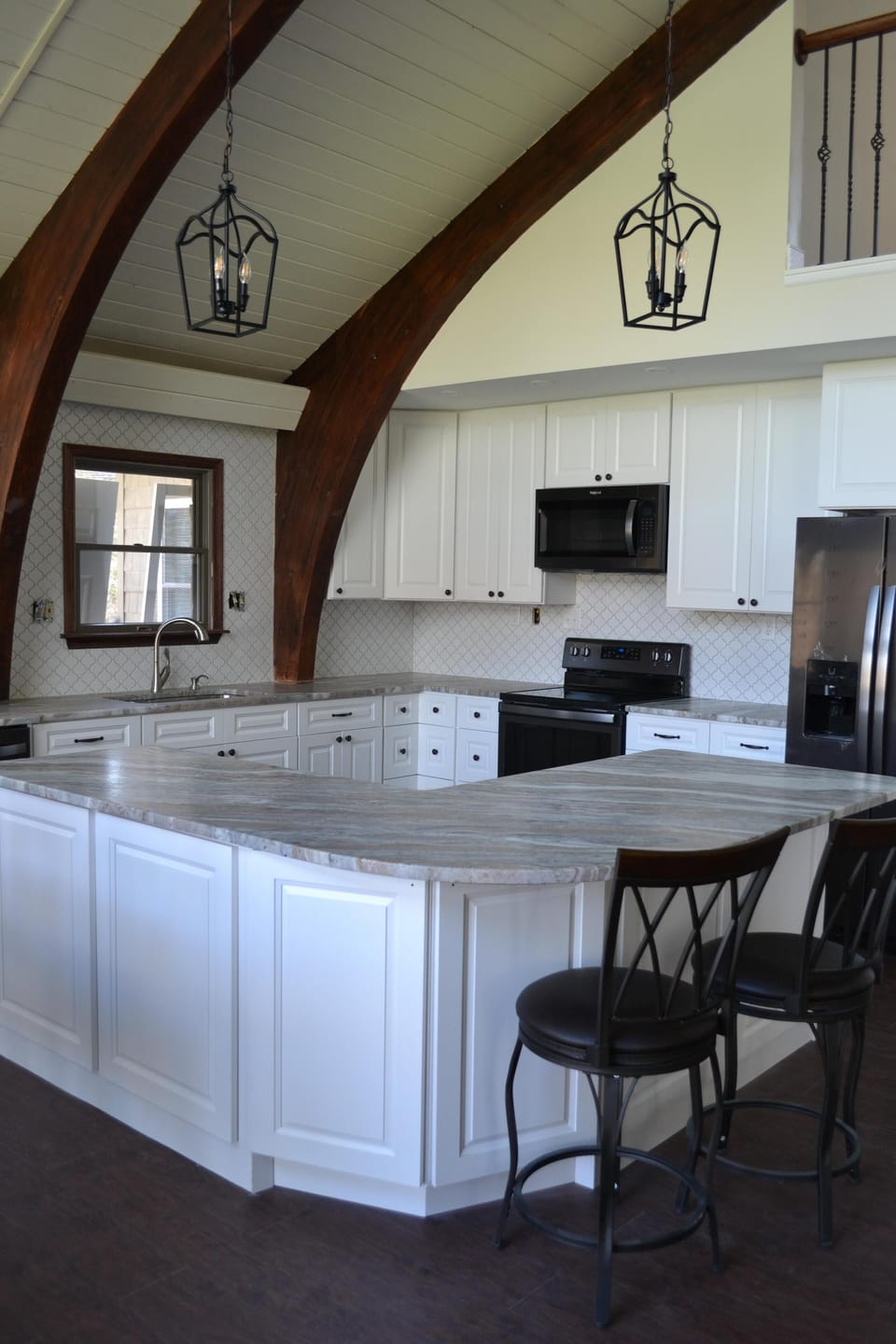 The kitchen is almost ready for guests!