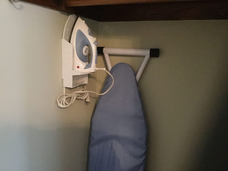 Quick heat irons and ironing boards in all the bedrooms