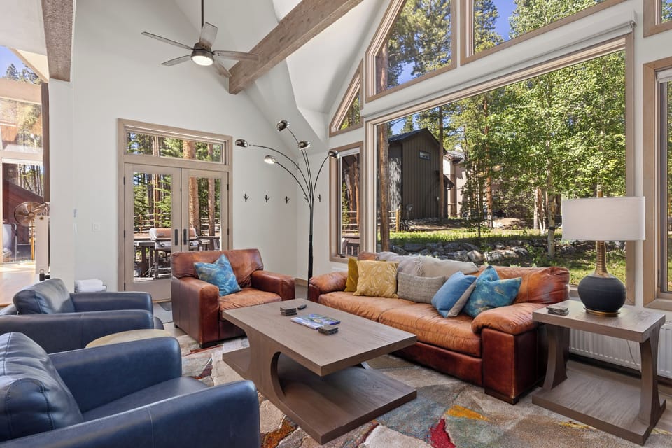 Open floor plan from Kitchen to Living Room.
