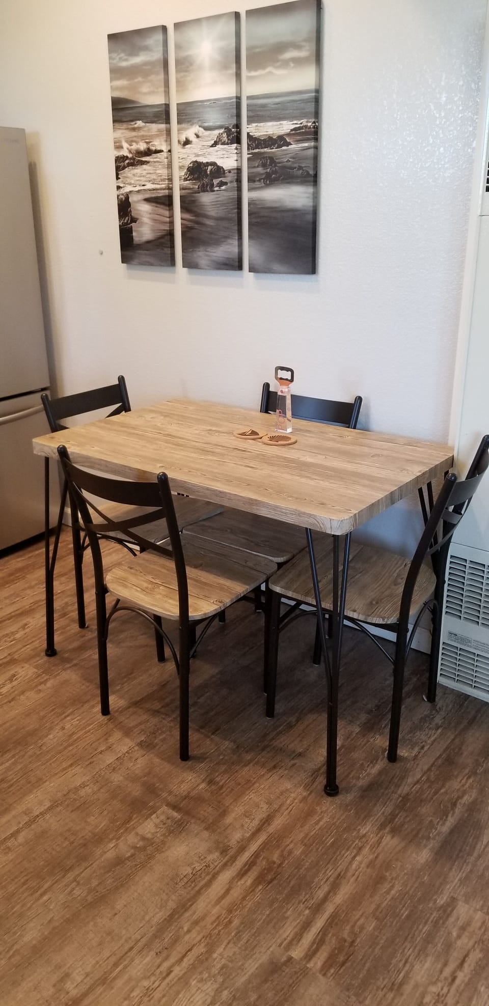 Dining table for 4. 