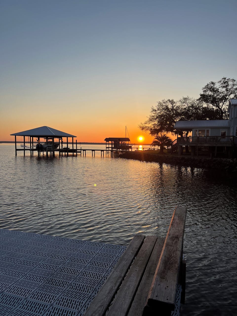 Sunrise from the pier