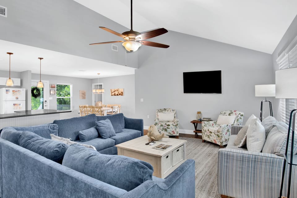 Open concept living area