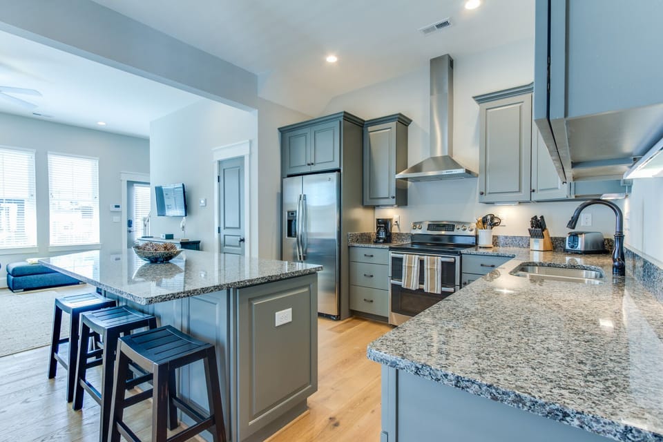 Open Concept Kitchen and Living Area