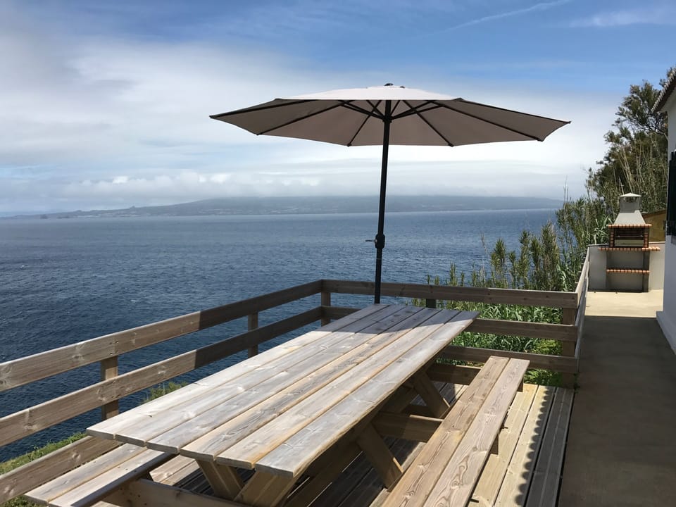 Main house deck in January 