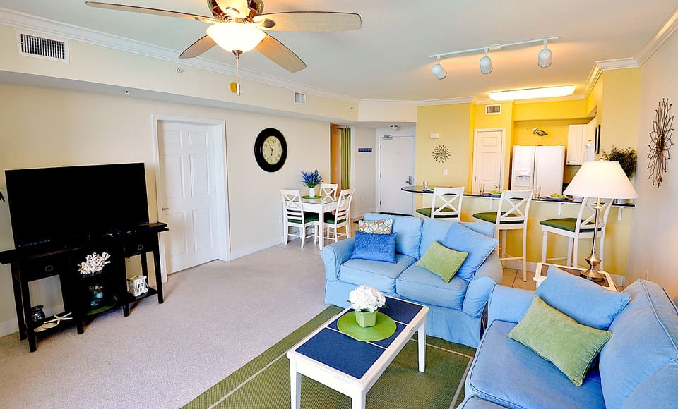 Bright, spacious open floor concept makes hanging out fun for everyone