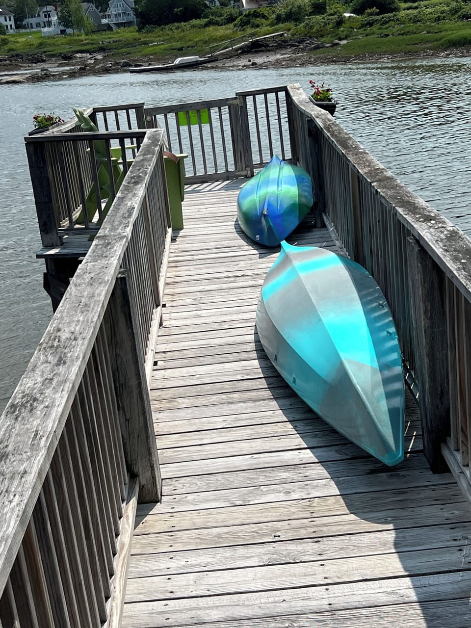 Kayaks ready to launch