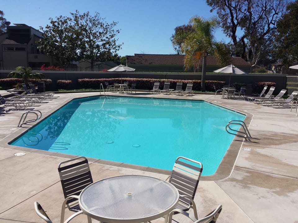 One of two pools