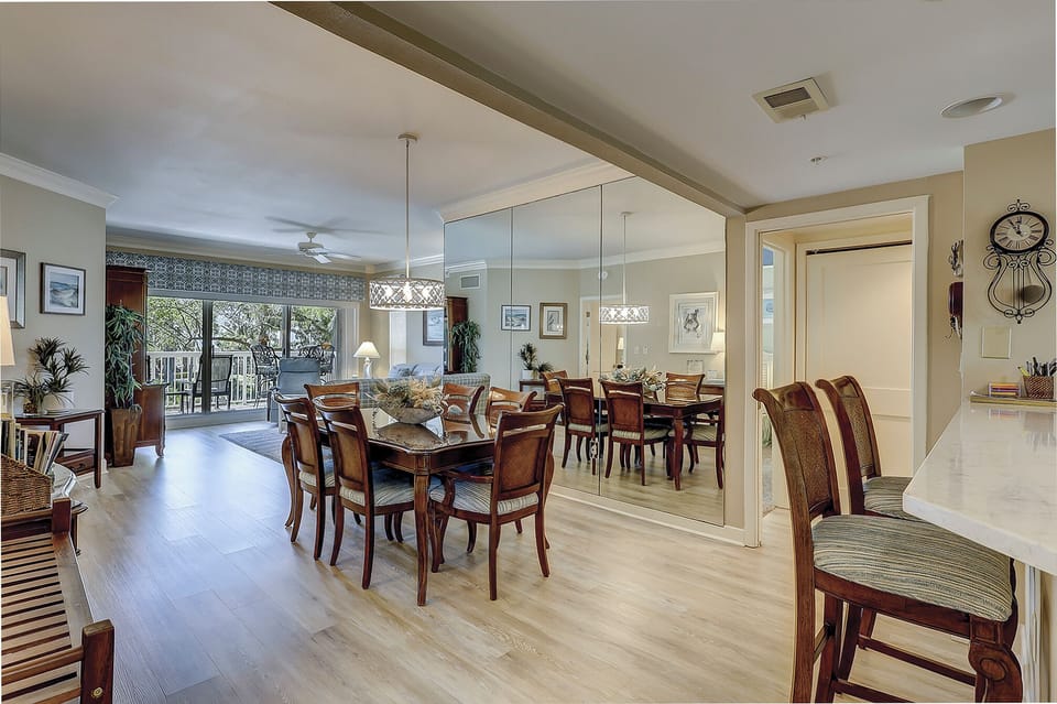 Open floor plan living