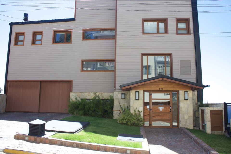 

Building entry. Parking space included .