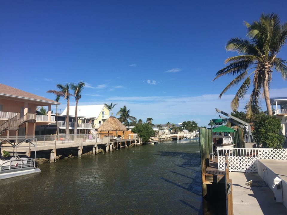 CONCRETE DOCK 60 FEET DEEP CANAL