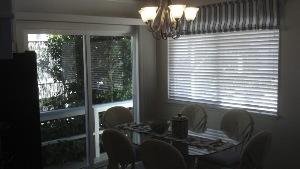 Inside dining room table