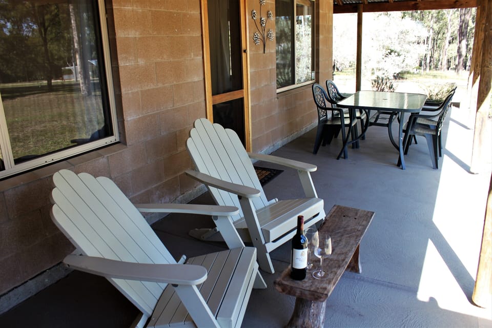 Relax or dine on your private verandah