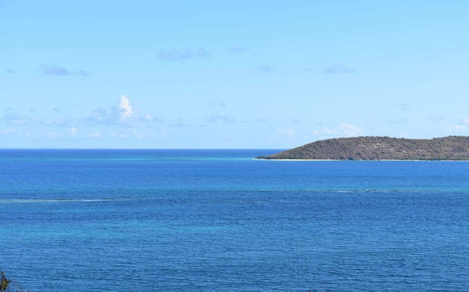 Buck Island Views from the Living Room and Balcony