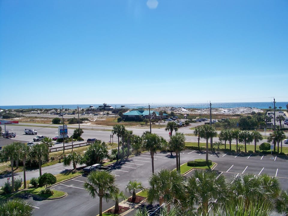 Gulf/Sand dunes view from your Master BR private terrace.