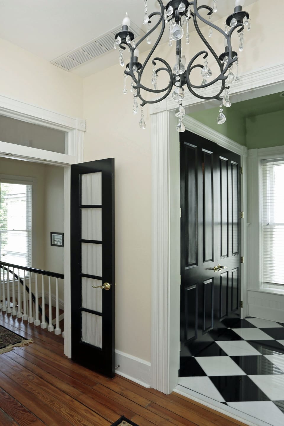 Entrance to master suite with bath en suite