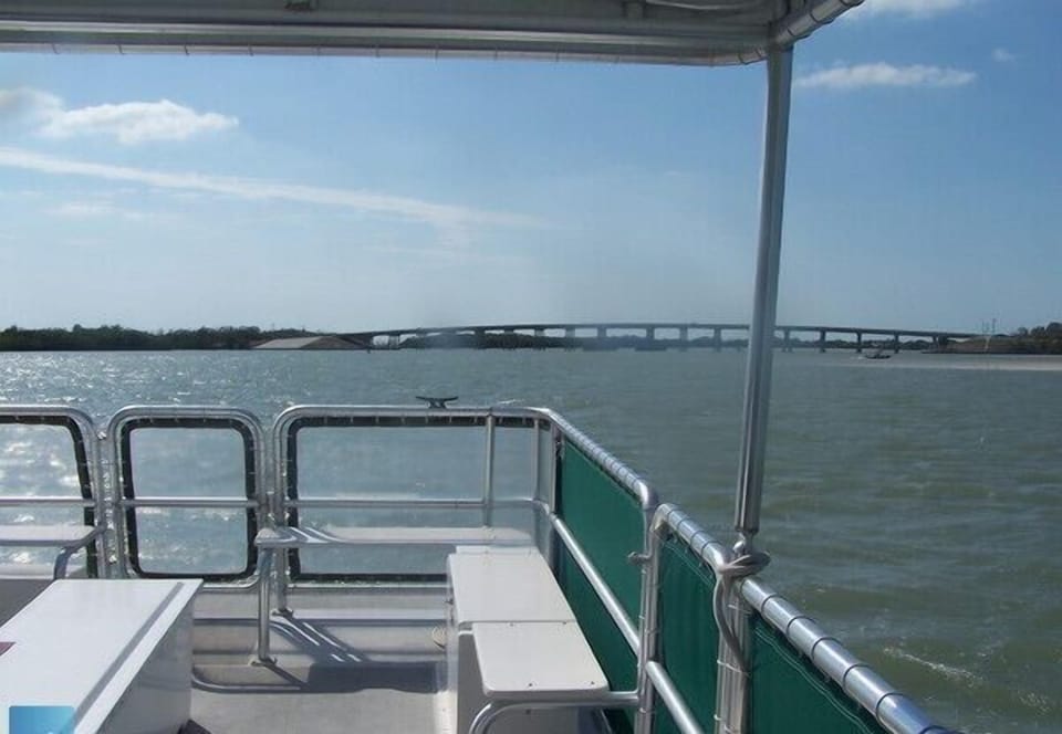 Boat ride across Estero Bay to Big Hickory Island where Private Beach Park 