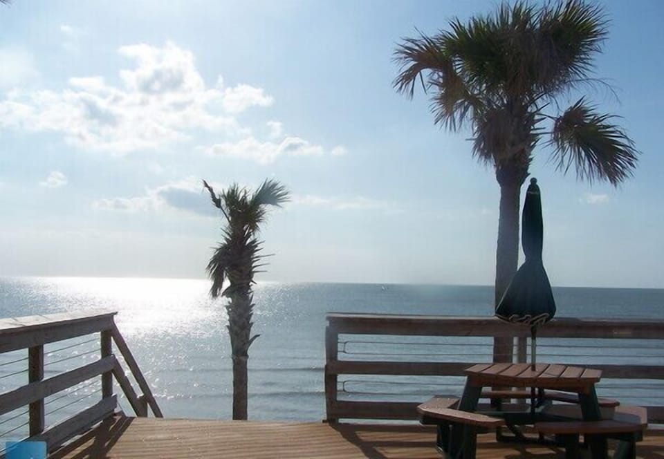 View from Upper Deck of Private Beach Park