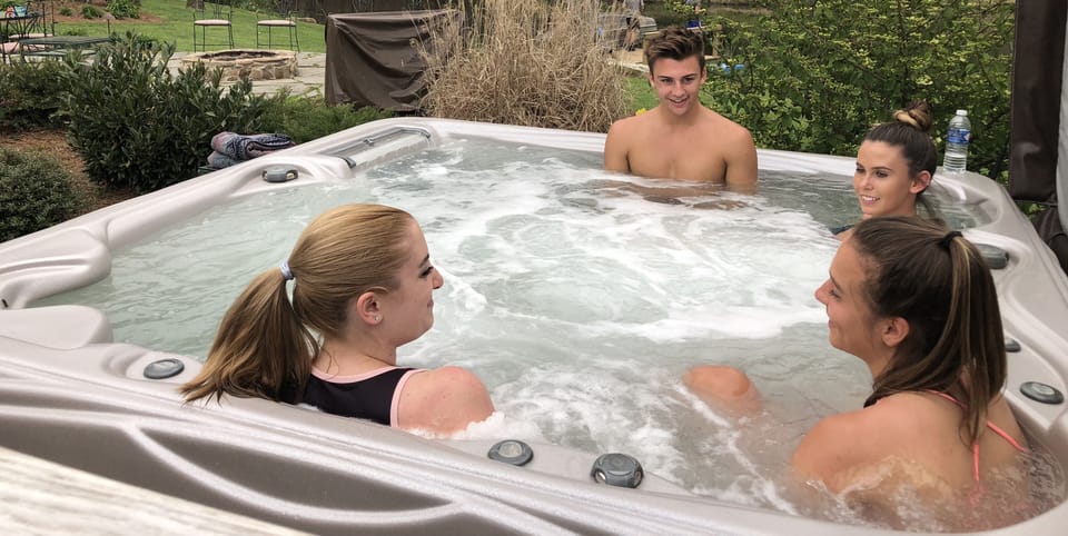 New Large Hot Tub !