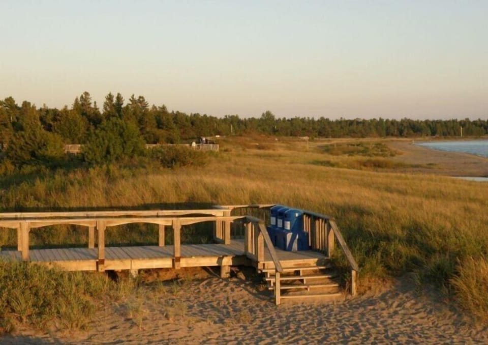 Longest boardwalk on Manitoulin Island. Centennial Year project. Now open.