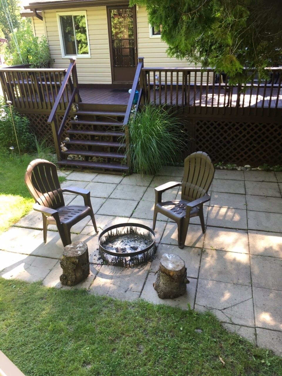 view of the patio