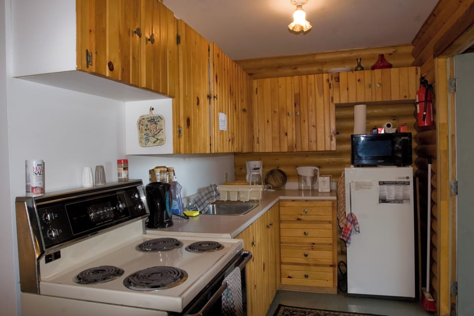 kitchen log cottage 2