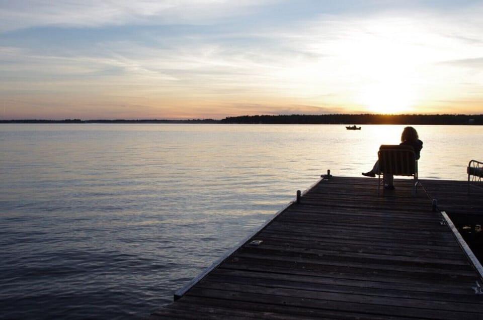 Watch the gorgeous sunset from the dock