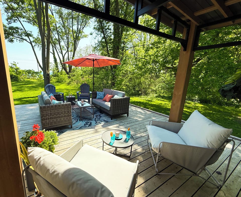 Will this be your favourite spot to view the lake or to have a glass of wine?