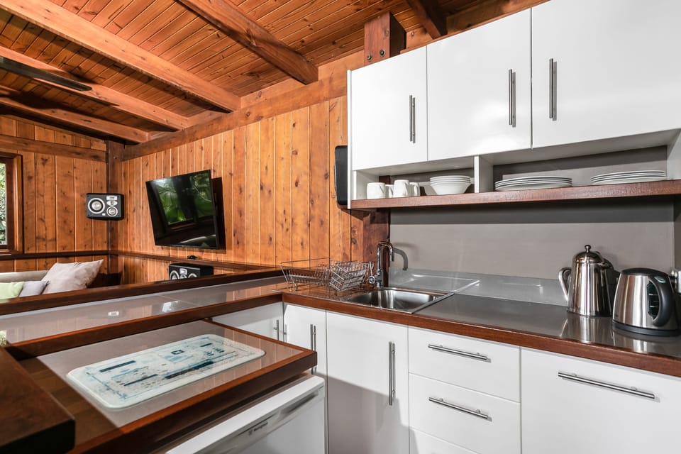Studio Galley Kitchenette with Fridge