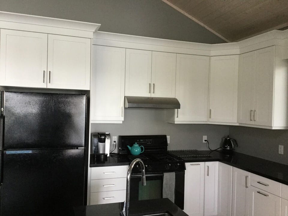 Full kitchen with all the comforts of home.