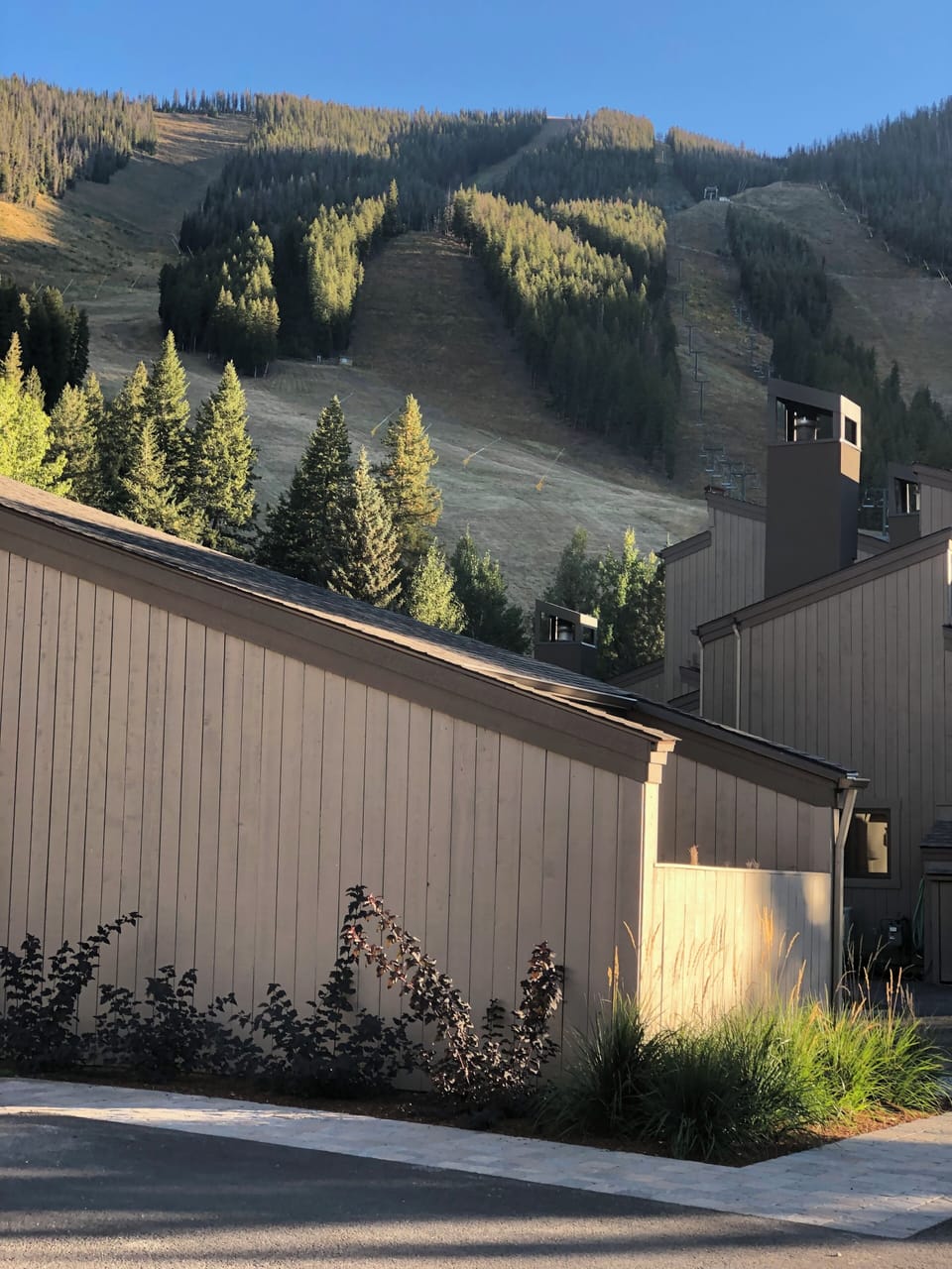 Baldy from your parking spot right in front
of the condo.