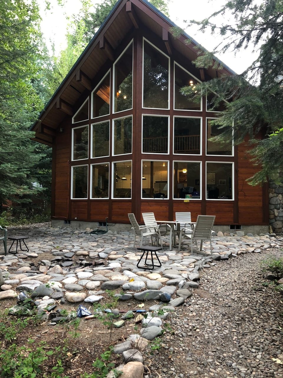 Photo of house taken from river.