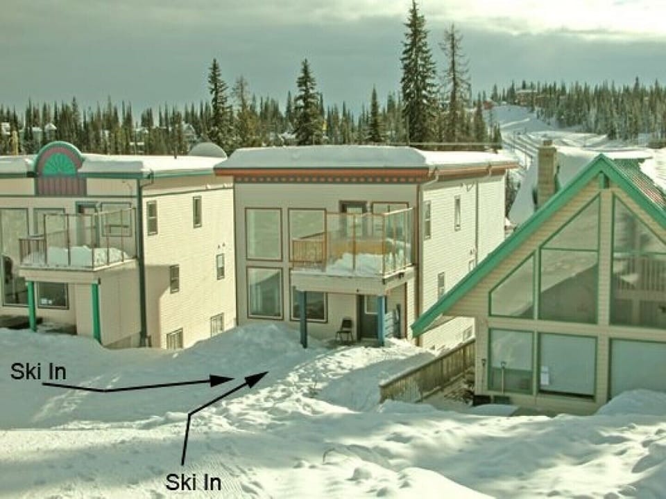 Back of Chalet Showing Ski-in
