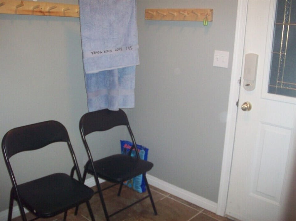 Ski Room - Old Towels Provided in Case of Excessive Water on the Floor.