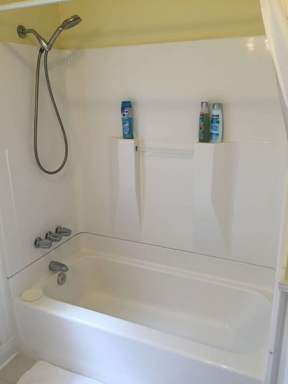Relax in the bathtub, or enjoy a hot shower.