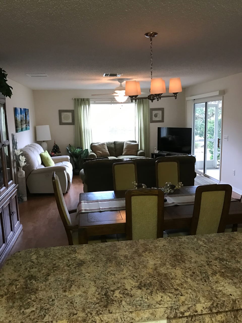 Open dining/living room 