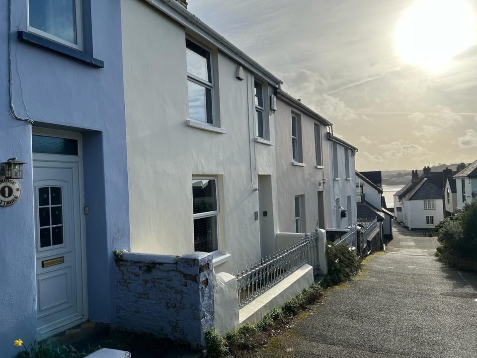 View from cottage to sea
