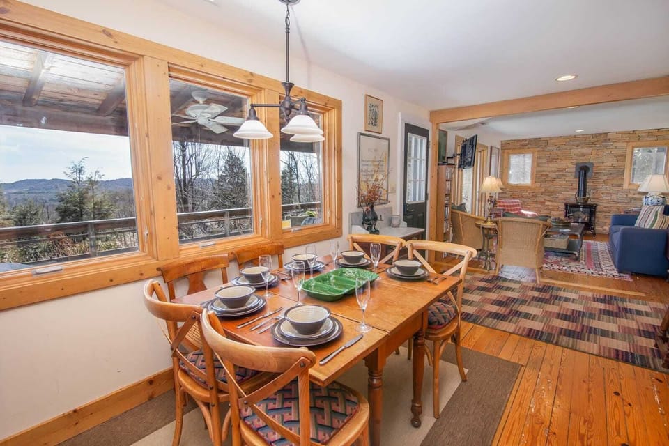Dining Area with Terrific Long Range Views